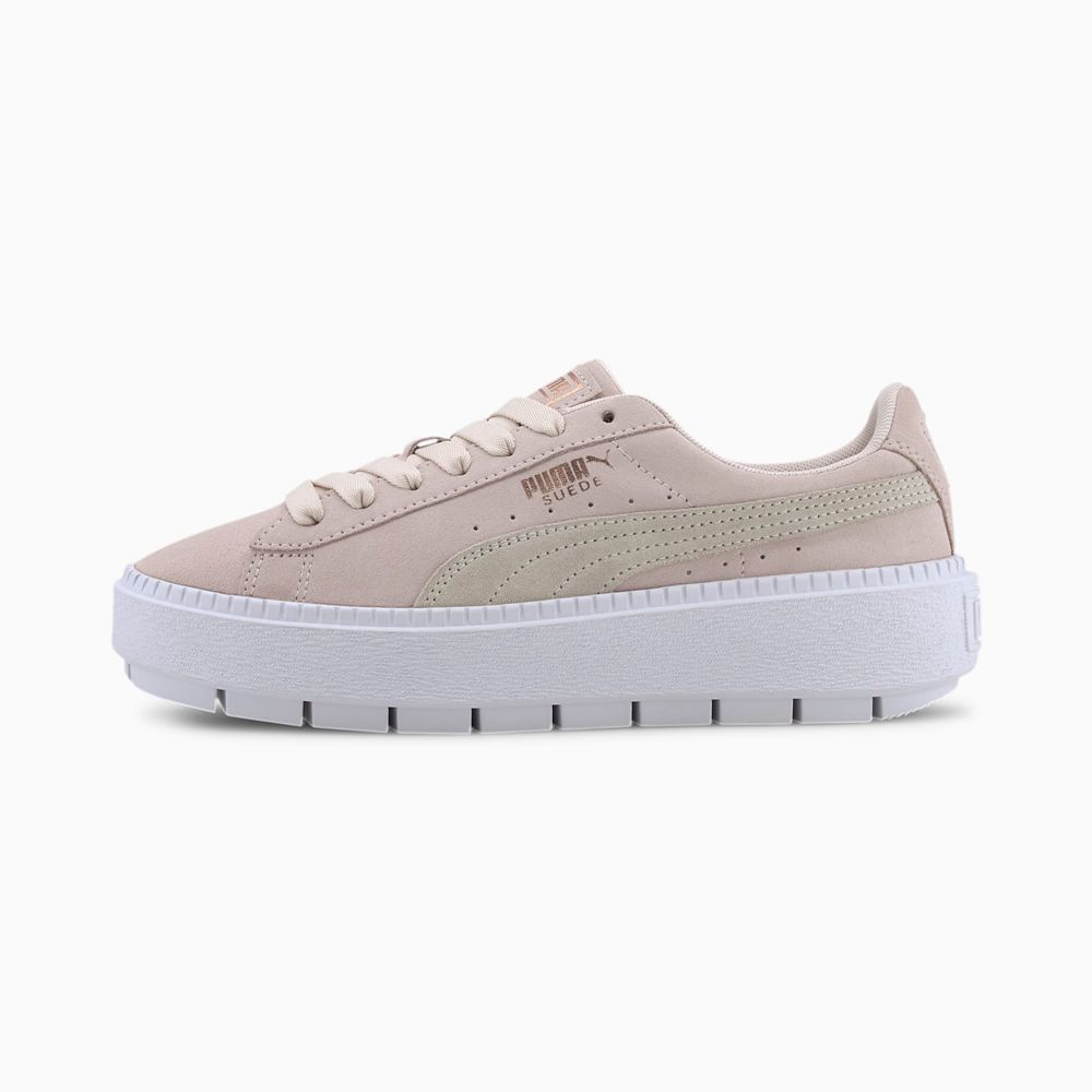Puma Platform Trace Női Sportcipő - Rózsaszín/Fehér ( Hungary - ZTJLB9531 )